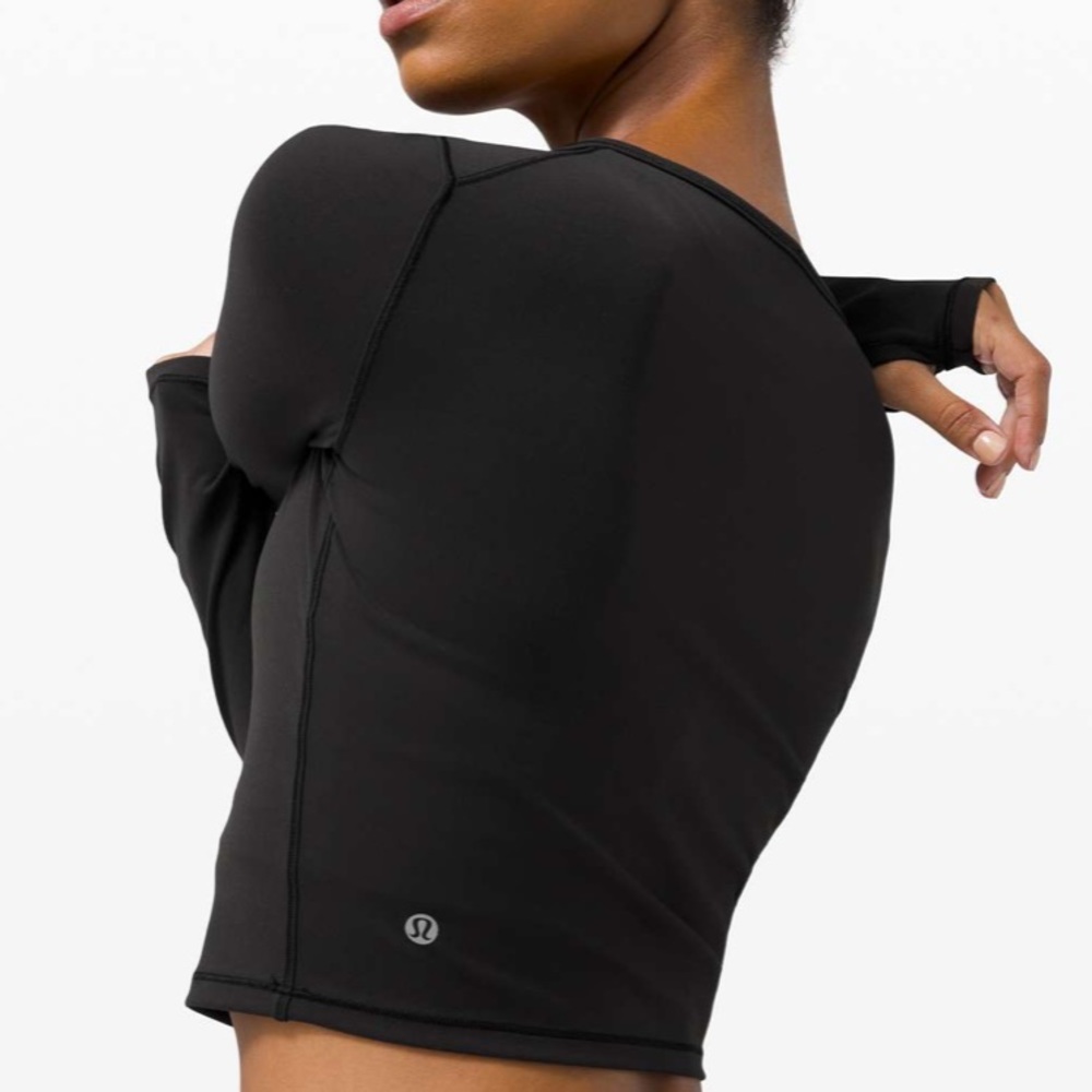 Lululemon Wunder Train Cropped Long Sleeve